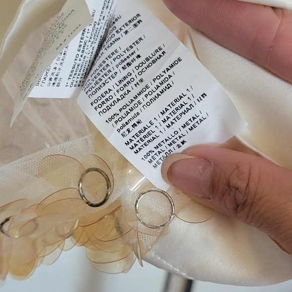 Sequin Pinko Dress with Real Metal Rings NWT Size 4 US / 40 IT - Picture 14 of 14